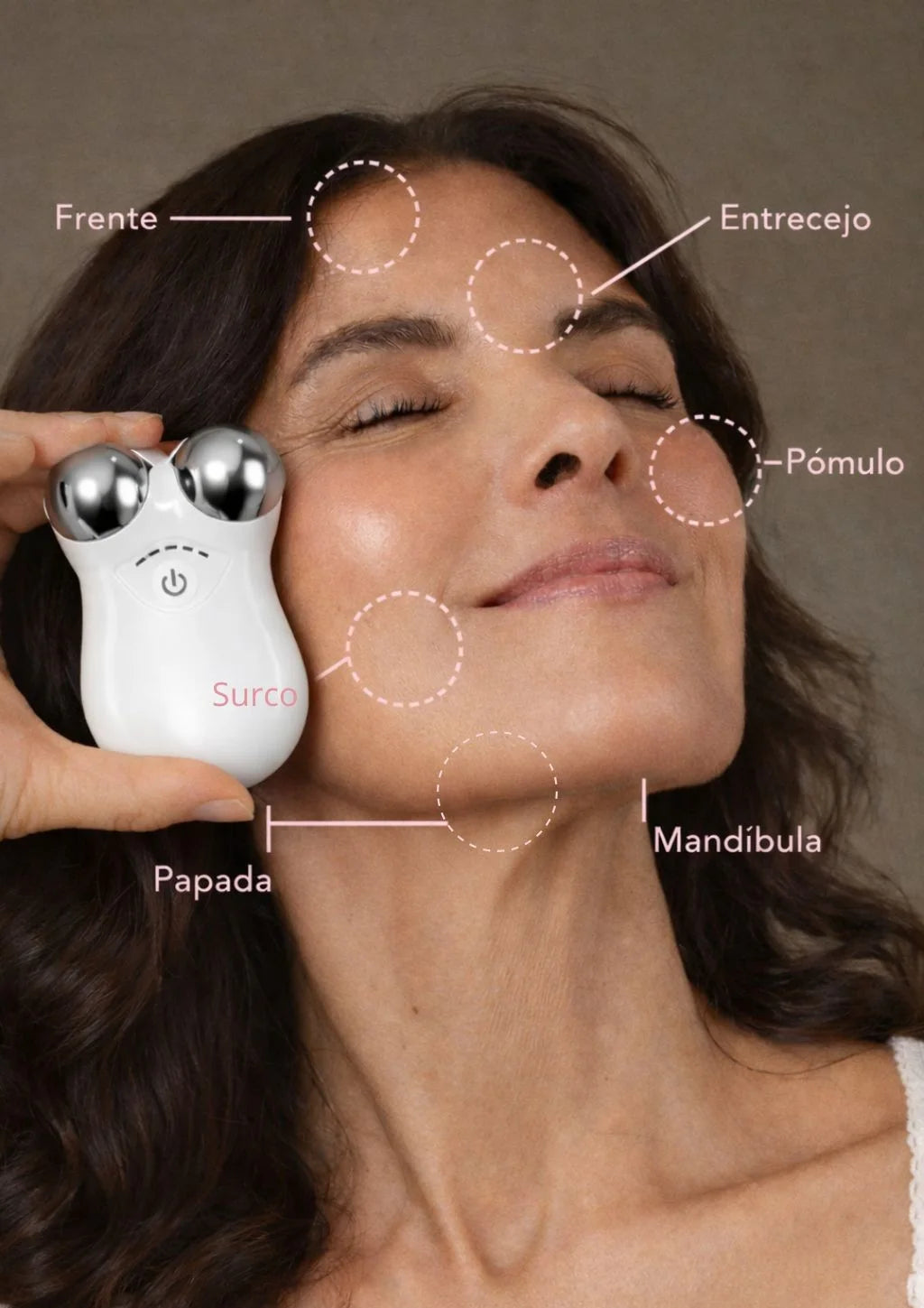 Masajeador Facial de Microcorriente 3D